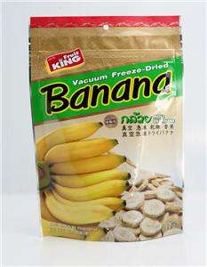 Fruit King Vacuum Freeze Dried Banana Food Survival  