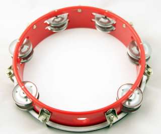 PRO QUALITY 8 TUNABLE TAMBOURINE WITH DRUM KEY