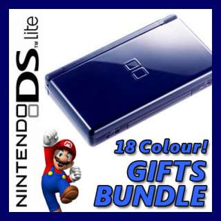 BRAND NEW [NAVY BLUE] Nintendo DS Lite Handheld Game Console System 