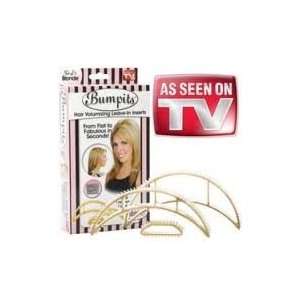 As Seen on TV Volumizing Hair Inserts Bumps Dark Blond 5 piece set