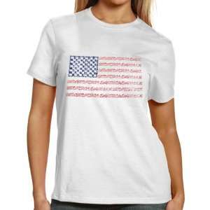   Dale Earnhardt Jr. Ladies Americana T Shirt   White