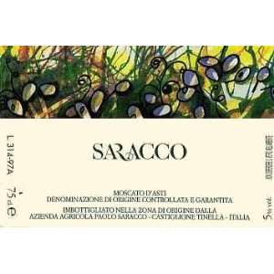   2009 Saracco Moscato DAsti 375 mL Half Bottle Grocery & Gourmet Food