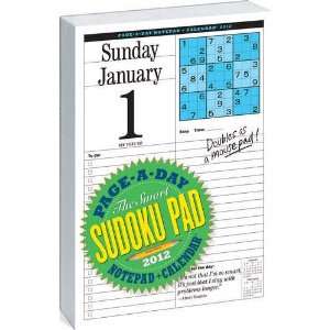    Smart Sudoku Page A Day Notepad 2012 Desk Calendar