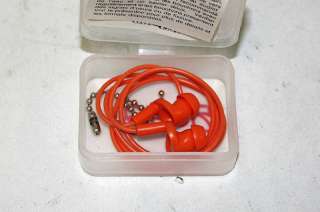 Bilsom #5642 Single Flange Reusable Plugs Med   Orange  