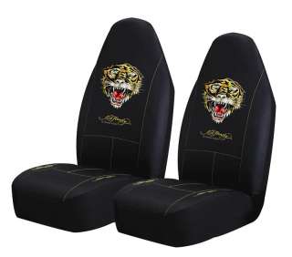 ED HARDY TIGER SEAT COVERS BRAND NEW PAIR  