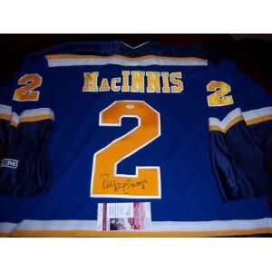 Al MacInnis Autographed Uniform   . hof Jsa coa   Autographed NHL 