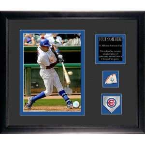 Alfonso Soriano Framed 6x8 Photograph with Personalized Plate, Game 