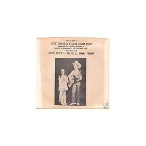     45 single vinyl record) LITTLE TROY HESS & ANGELA PERRY Music