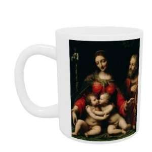   on panel) by Bernardino Luini   Mug   Standard Size