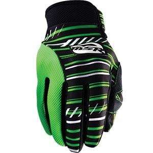    MSR Racing Youth Axxis Gloves   Youth X Large/Green Automotive
