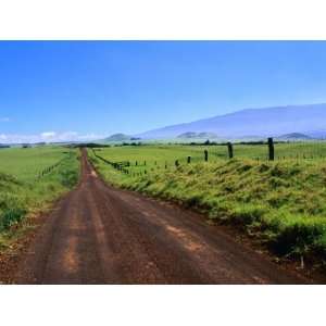 View of Mauna Kea from the Road Leading Through Parker Ranch, Waimea 