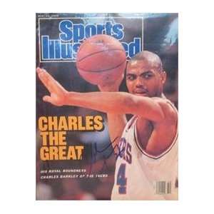 Charles Barkley autographed Sports Illustrated Magazine (Philadelphia 