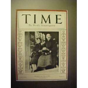  Chiang Kai shek & Madame Chiang October 26, 1931 Time 