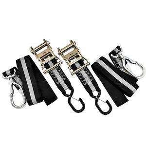  Bikers Choice Ratchet Tie Downs   2in.   Gray/Black 100547 