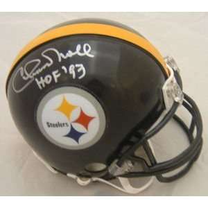 Chuck Noll Signed Pittsburgh Steelers Mini Helmet W/hof