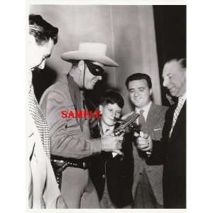  The Lone Ranger Clayton Moore Big Smile Holding Guns with 