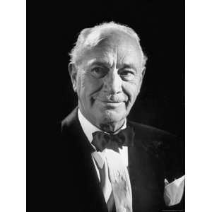  Hotel Owner Conrad N. Hilton Smiling , in Tuxedo and Black 