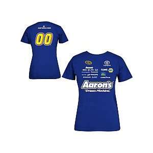  Chase Authentics David Reutimann Womens Name and Number 