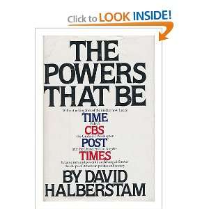  The Powers That be David Halberstam Books