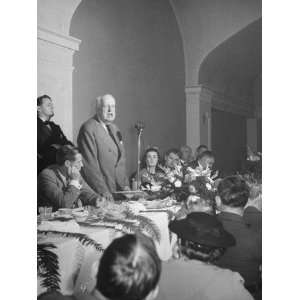  Senator David I. Walsh Speaking at Luncheon During 