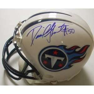 David Thornton Autographed Mini Helmet   Replica   Autographed NFL 
