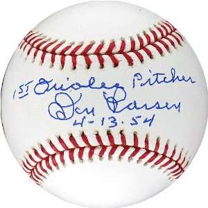 Don Larsen Autographed 1st Orioles Pitcher MLB Baseball Sports 