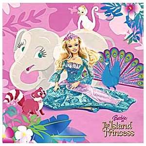  Barbie Island Princess Desert Napkins 16 Count Toys 