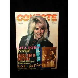  Conecte Magazine Lita Ford Y&T Sting STYX Cure Lou Reed 