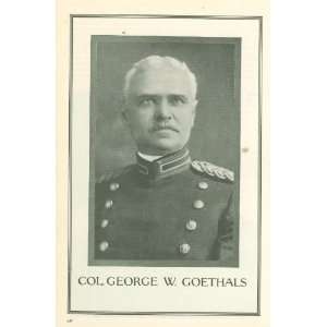  1914 Print Colonel George W Goethals 