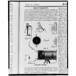   camera,invented by George R Carey,1880,electronic