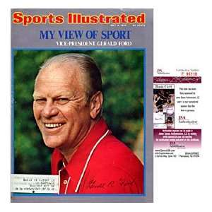 Gerald Ford Autographed / Signed Sports Illustrated Magazine Cover 