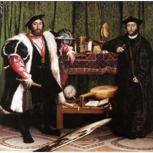 Hand Made Oil Reproduction   Hans Holbein the Younger   32 x 32 inches 