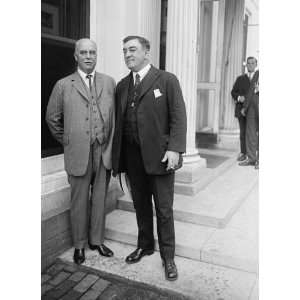  1923 photo James Rolph and Chief Daniel J. OBrien of San 