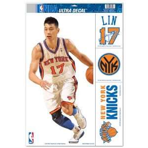 Jeremy Lin New York Knicks Ultra Decal 11in x 17in