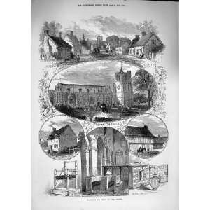  1874 John Bunyan Elstow Church Cottage Chair Relics