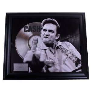 Johnny Cash Lifetime Achievement Platinum Record Award non Riaa