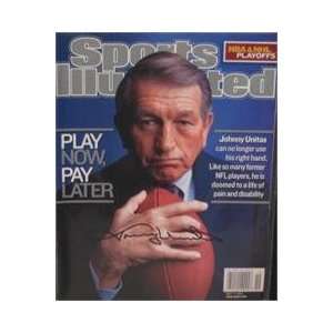 Johnny Unitas autographed Sports Illustrated Magazine (Baltimore Colts 