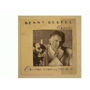 Kenny Rogers Poster Flat Timepiece Face Shot