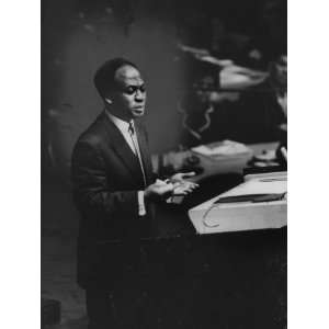  Kwame Nkrumah Speaking at Un General Assembly Premium 