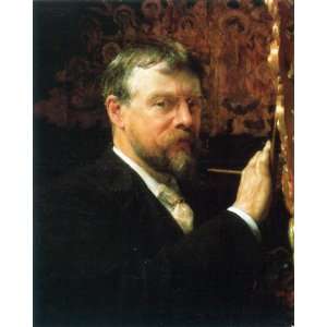 Self portrait by Lawrence Alma Tadema and Laura Thea Epps by Alma 