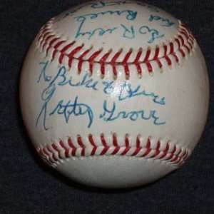  Lefty Grove Autographed Baseball   & Sam Rice ? Sports 