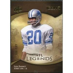    2009 Upper Deck Icons #188 Lem Barney /599 Sports Collectibles