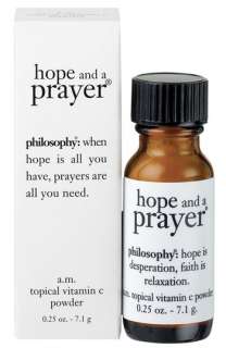 philosophy hope and a prayer topical vitamin c powder  