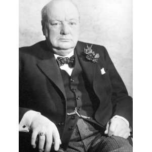 British Leader Winston Churchill, First Lord of Admiralty and Chairman 