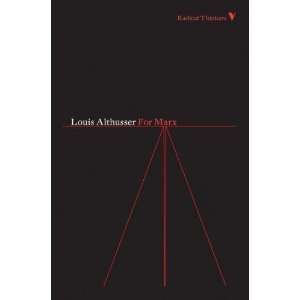  Louis Althussersfor Marx (Radical Thinkers Classics 