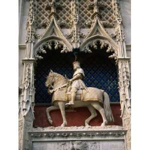  Statue of Louis Xii and His Horse at Chateau De Blois 