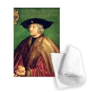  Emperor Maximilian I (oil on panel) by   Tea Towel 100% 