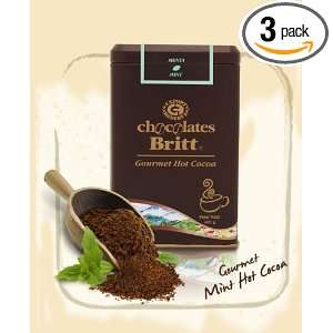Cafe Britt Mint Gourmet Hot Cocoa, 14.1 Ounce Cans (Pack of 3)  