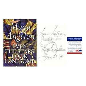 Maya Angelou Signed Book