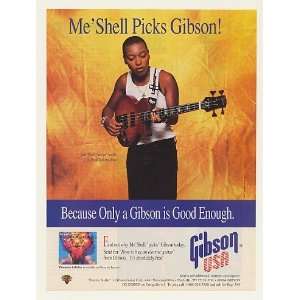  1995 MeShell NdegeOcello Gibson Les Paul Deluxe Bass 